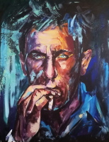 007 Daniel Craig- Acryl auf Leinwand  80 x 100 cm