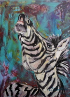 African wildlife - Acryl auf Leinwand 60 x 80 cm