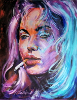 Angelina - Acryl auf Leinwand 80 x 100 cm