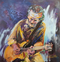 Carlos Santana   Acryl auf Leinwand 100 x 100 cm