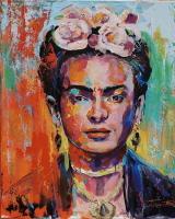 Frida 1 - Acryl auf Leinwand 60x 80 cm