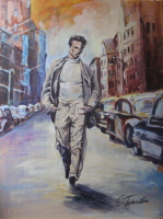James Dean  - Acryl auf Leinwand 60 x80cm