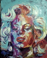 Marilyn 3 - Acryl auf Leinwand 80 x 100 cm