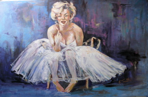 Marilyn M.  - Acryl  70 x 100 cm
