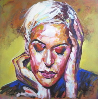 Marisa - Acryl auf Leinwand 90 x 90 cm