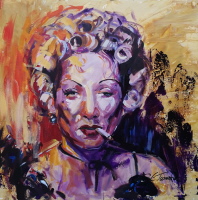 Marlene - Acryl auf Leinwand 80 x 80 cm