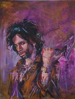 Prince Rogers Nelson - Acryl auf Leinwand 60 x 80 cm