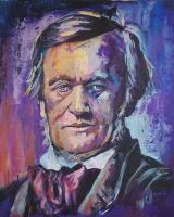 Richard Wagner - Acryl auf Leinwand 80 x 100 cm