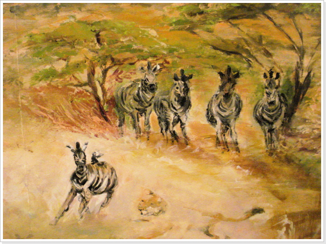 Detail - Zebragruppe