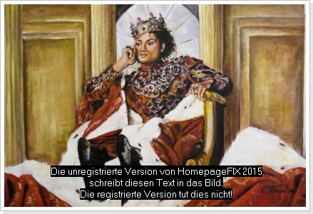 King Michael - Öl auf Leinwand auf holz gesp. 80 x 120 cm