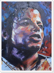 Michael - Acryl auf Leinwand 70 x 90 cm Michael - Acryl auf Leinwand 70 x 90 cm
