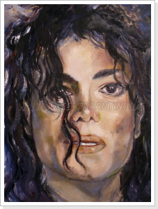 Michael Portrait - Öl auf leinwand  40 x 50 cm