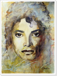 mysterious Michael - Aquarell mysterious Michael - Aquarell