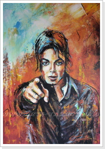 Michael prosecution - Acryl auf Leinwand 50 x 70 cm