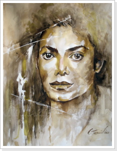 the unmortal King - Aquarell 76 x 56 cm the unmortal King - Aquarell 76 x 56 cm