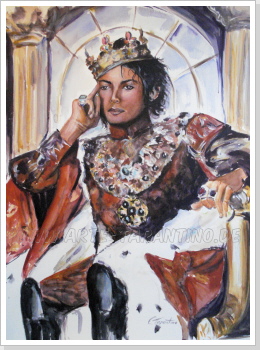 Immortal King  - Aquarell mit Acryl  76 x 56 cm