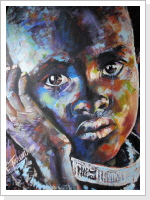 blue boy - Acryl auf Leinwand 80 x 100 cm