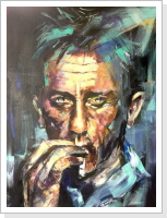 Daniel Craig - Acryl auf Leinwand 80 x 100 cm