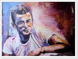 James Dean - Acryl auf Leinwand 50 x 70 cm