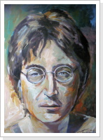 John Lennon - Acryl auf Leinwand 50 x 70 cm