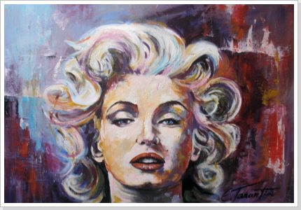 Marilyn - Acryl  50 x 70 cm